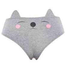 將圖片載入圖庫檢視器 Sexy Womens&#39; Cute Underwear Briefs With Cat Ear Cotton Comfortable And Breathable Panty Solid
