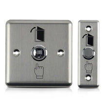 將圖片載入圖庫檢視器 Stainless Steel Exit Button Push Switch Door Sensor
