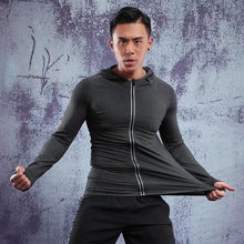 將圖片載入圖庫檢視器 Men Run Jackets Fitness Sports Coat
