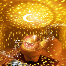 將圖片載入圖庫檢視器 Starry Sky Projector LED Night Light Remote Control Rotating Bedroom Night Lamp
