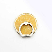 將圖片載入圖庫檢視器 Lemon Fruits Mobile Phone Holder Metal Finger Ring
