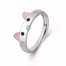 將圖片載入圖庫檢視器 Little Mouse Ring Temperament Lovely Ring for Girls Open Rings Jewelry
