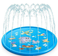將圖片載入圖庫檢視器 Baby Play Water Mat Games Beach Pad Lawn Inflatable Spray Water Cushion Toys Outdoor Tub Swimming Pool
