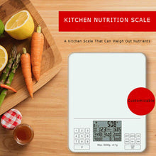 將圖片載入圖庫檢視器 Nutrition Scale Food Nutrition Ingredients Family Nutrition Kitchen Scale To

