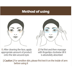 Cream Removal Dark Circle Anti-Wrinkle Eye Bags Repair Crocodile Eye Serum Peptide Collagen
