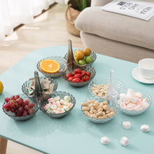 將圖片載入圖庫檢視器 Stacked European Storage Tray Multi-layer Plastic Plate Dried Fruit Snack Organizer
