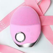 將圖片載入圖庫檢視器 Wireless Charging Phototherapy Silicone Facial Cleanser Skin Rejuvenation Photon Therapy
