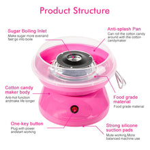 將圖片載入圖庫檢視器 Electric Sweet cotton candy maker portable Cotton Sugar machine
