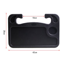 將圖片載入圖庫檢視器 Car Laptop Stand Notebook Desk Steering Wheel Tray Table Food Drink Holder
