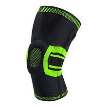 將圖片載入圖庫檢視器 Patella Knee Protector Brace Elastic Silicone Spring Knee Pad Training Knitted Compression

