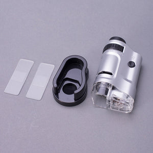 Mini Microscope Handheld Portable Microscope with LED Light