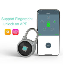 將圖片載入圖庫檢視器 Fingerprint Smart Keyless Lock Waterproof APP Button Password Unlock
