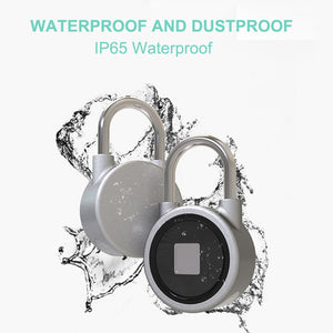 Fingerprint Smart Keyless Lock Waterproof APP Button Password Unlock