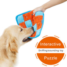 將圖片載入圖庫檢視器 Dog Snuffle Mat Pet Sniffing Training Blanket Detachable Fleece Pads Dog Mat
