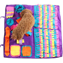 將圖片載入圖庫檢視器 Dog Snuffle Mat Pet Sniffing Training Blanket Detachable Fleece Pads Dog Mat
