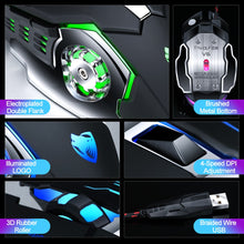 將圖片載入圖庫檢視器 LED Computer Mice USB Cable Silent
