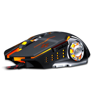 LED Computer Mice USB Cable Silent