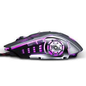 LED Computer Mice USB Cable Silent