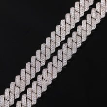 將圖片載入圖庫檢視器 Micro Pave Prong Chain Necklaces Fashion Hiphop Full Iced Out Cubic Zirconia Jewelry For Men Women
