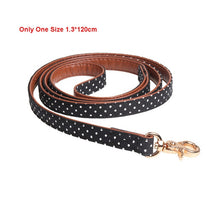 將圖片載入圖庫檢視器 Cute Bow Cat Collar Pet Teacup Chihuahua Collar Leash Lead

