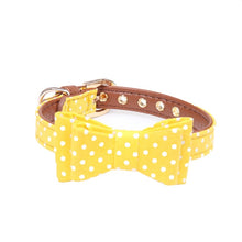 將圖片載入圖庫檢視器 Cute Bow Cat Collar Pet Teacup Chihuahua Collar Leash Lead
